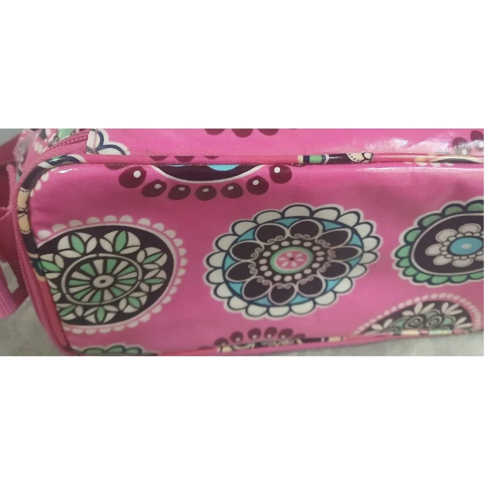 2 Vintage Vera Bradley Mini Cooler Lunch Bags Cupcakes Pink‎ Green Retired 2007